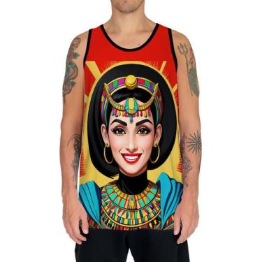 Imagem de Camiseta Regata Tshirt  Cleopatra Pop Art Egito Egipcia Hd 1 - Enjoy S