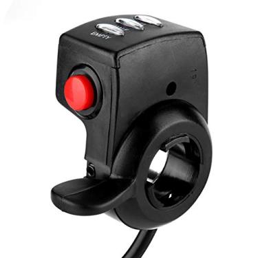 Imagem de DOACT Conjunto de acelerador de controle de acelerador de bicicleta elétrica 36V para Ebike Black