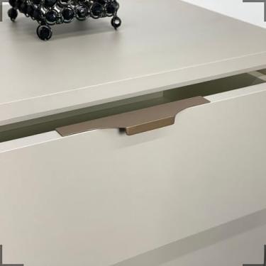 Imagem de Puxador Para Moveis Slim De Alumínio para armário ropeiro gaveta porta (OURO ENVELHECIDO, 200 mm)