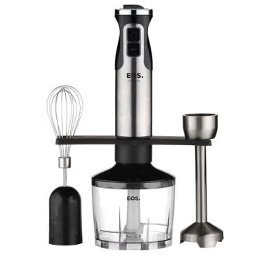 Imagem de Mixer Eos 3 Em 1 12 Velocidades 850w Inox e Preto Emx03 220v