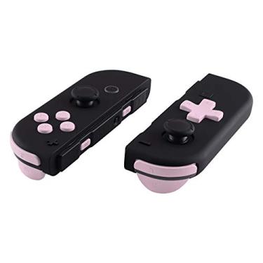Imagem de Cherry Blossoms Pink D-pad ABXY Keys SR SL L R ZR ZL Trigger Buttons Springs, Replacement Full Set Buttons Kits for Nintendo Switch & Oled Joycon (D-pad ONLY Fits for eXtremeRate Joycon D-pad Shell)