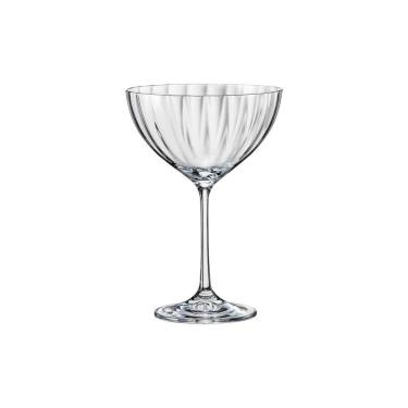 Imagem de Taça P/ Espumante Vintage 340 ml Cristal Transparente Textura Linear Dream Haus Concept