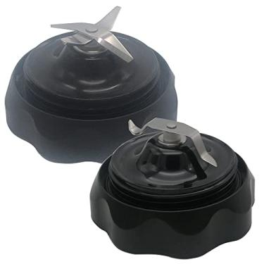 Imagem de Lâmina extratora de fácil torção e lâmina de montagem de fresamento plana, compatível com o combo de liquidificador NutriBullet (NBF10500/NBF70500/ZNBF30400Z/ZNBF30500Z/NBF50400) (1, lâmina extratora