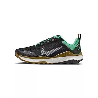 Imagem de NIKE Tênis de corrida masculino Stroke, Preto/Verde Primavera/Verde-oliva/Branco, 39