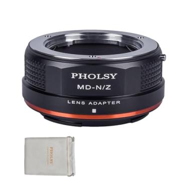 Imagem de PHOLSY Adaptador de montagem de lente com foco manual: Compatível com Minolta Rokkor MD (MC/SR) lentes e Nikon Z corpo da câmera, MD para Z