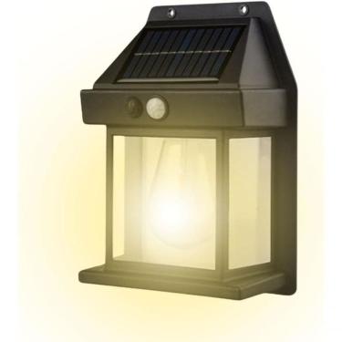 Imagem de Luminária Solar Externa Potente Arandela Energia Solar, Lâmp