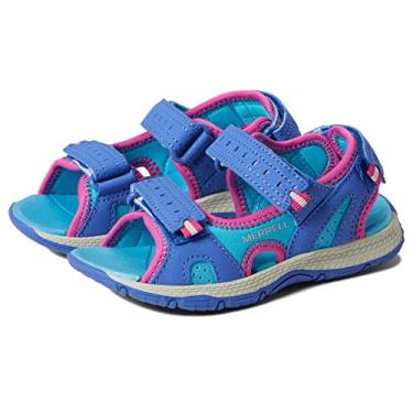 Imagem de Merrell Sandália unissex infantil Panther 2.0, Turqui/Roxo, 11 Big Kid