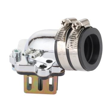 Imagem de GOOFIT coletor de admissão de corrida de alto desempenho com válvulas de palheta para 2 tempos 50 cc Yamaha Jog 1PE40QMB 1E40QMB Minarelli Motor Moped Scooter