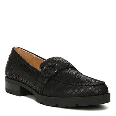 Imagem de LifeStride Mocassim feminino Lolly, Sapatos Croco preto, 6.5