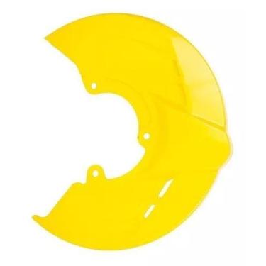 Imagem de Protetor De Disco De Freio Dianteiro Br Parts - 275Mm - Amarelo (Plast