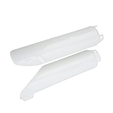 Imagem de Capas de proteção de garfo dianteiro de motocross, 2 peças de reposição para protetor de amortecedor de garfo de motocicleta para CR125R CR250R CRF450R