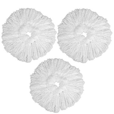 Imagem de Kit 3 Refil Microfibra de Mop Giratório 360 Perfect Pro Condor Branco 