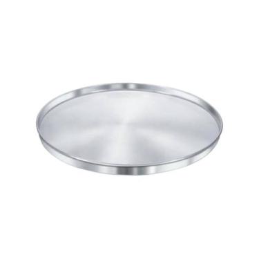 Imagem de Assadeira Pizza 30Cm De Diametro Redonda Mp Aluminio Polido