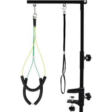 Imagem de Kalolary Braço dobrável de cuidados para cães de estimação com braçadeira, laço para cuidados com cães e dois suportes para não sentar (braço único)