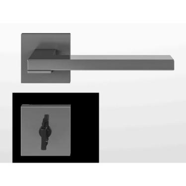 Imagem de Fechadura Chopin Grafite Polido Banheiro - Pado