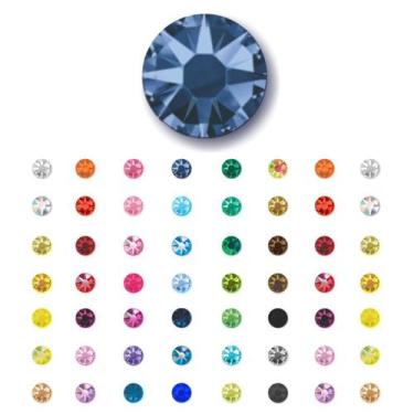 Imagem de 1.000 Strass Hotfix Termocolante de Vidro Strass 2mm - SV Strass, Azul