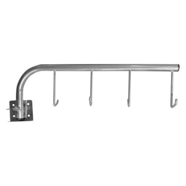 Imagem de Suporte De Soro De Parede Inox 4 Bolsas Articulado - Shop das Cascatas