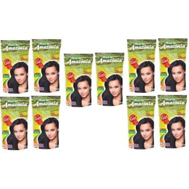 Imagem de Hene em gel amazonia 180gr pouch preto medido (preto natural) - DIVINA