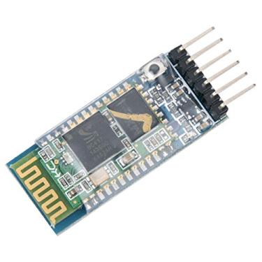 Imagem de HiLetgo HC-05 Módulo Bluetooth RF Transceiver Master Slave Integrado Bluetooth 6 Pin Módulo BT de Comunicação Serial Sem Fio para Arduino, 1pc, Small