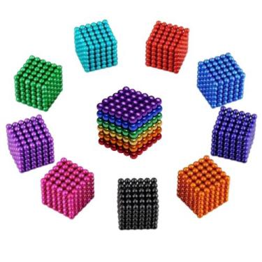 Imagem de Neocube Brinquedo Cubos Coloridos Magnético Imã Com Latinha Para Guard