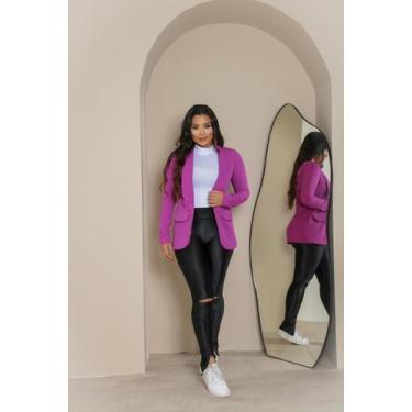 Imagem de Blazer Social em Alfaiataria com Bolso Falso Lateral - luh may, G, Lil