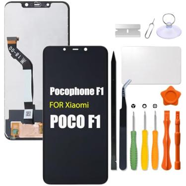 Imagem de Substituição para Xiaomi Pocophone F1 Tela LCD para Xiaomi Poco F1 M1805E10A Montagem Digitalizador Tela LCD Display LCD com kit de reparo