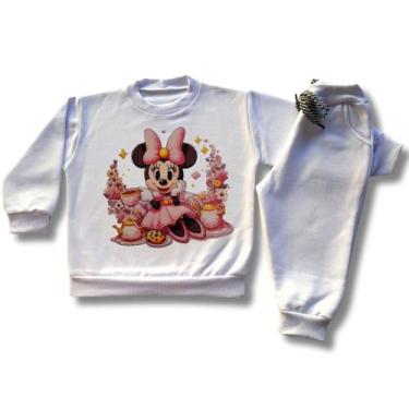 Imagem de Conjunto Moletom infantil Bebê Menina Grosso Roupa de Frio - Timiliki,