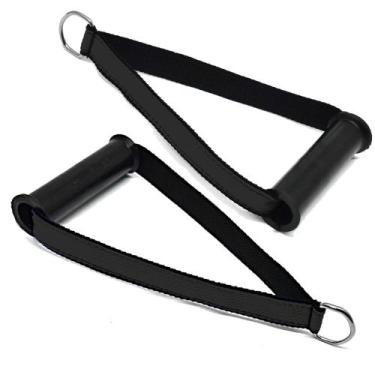 Imagem de Puxador alça estribo pra treino musculação crossover - BLOCK FITNESS, 