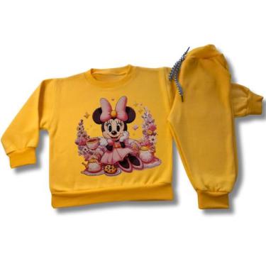 Imagem de Conjunto Moletom infantil Bebê Menina Grosso Roupa de Frio - Timiliki,