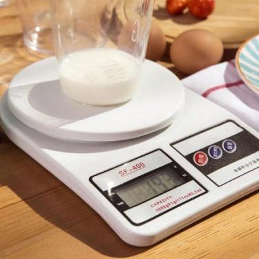 Imagem de Balança Digital De Cozinha Alta Precisão Alimentos 10kg - JB Variedade