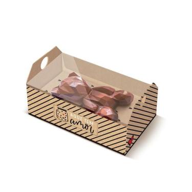 Imagem de Caixote para Urso de Chocolate 40 g - Tanta Doçura - 6 Unidades - Crom