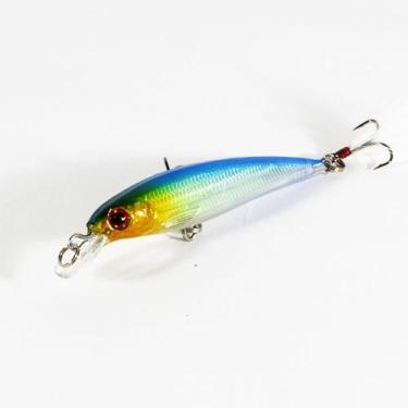 Imagem de Isca Artificial para Pesca Meia Agua Barbela Curta 2 Garateias 9,5cm 8