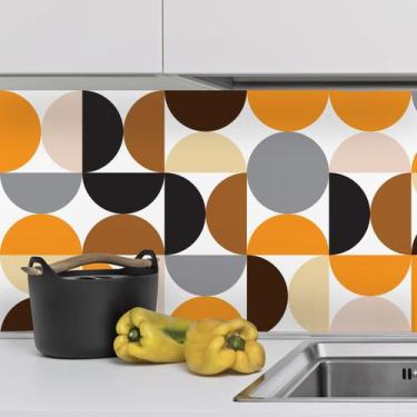 Imagem de Adesivo de Azulejo Círculos 20x20 cm com 48un - Quartinhos