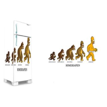 Imagem de Adesivo decorativo geladeira completa   (03 peças 80x190)  simpsons - 