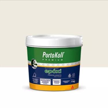 Imagem de Rejunte Portokoll Epóxi 1kg Cinza Platina - 100168
