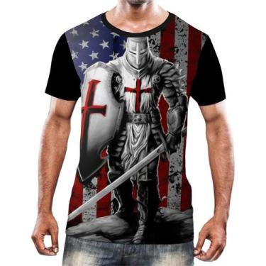 Imagem de Camisa Camiseta Cavaleiros Templários Cruzadas Armaduras 5 - Enjoy Sho