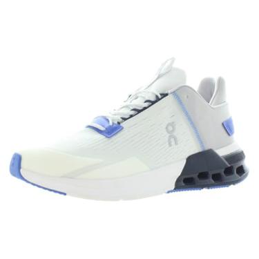 Imagem de On Cloudnova Flux Tênis masculino, Branco não tingido/branco-cobalto, 38