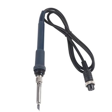 Imagem de Respicefinem Substituição do cabo de ferro de solda 60W 26V DC controle de temperatura ajustável 6 furos substituição estação soquete 19 cm para ferramentas de soldagem de placa de circuito