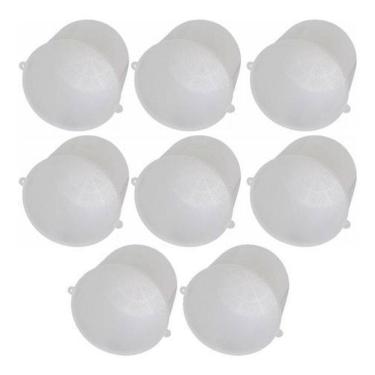 Imagem de Forma Queijo Frescal 1kg Polietileno  8un  - Branco