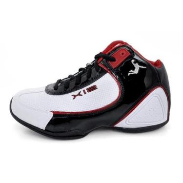 Imagem de Tênis Basquete Masculino Charge Six Street Branco/Vermelho, 41