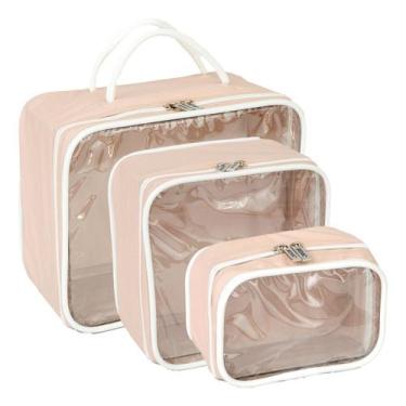 Imagem de Kit nécessaire masculina para cuidados pessoais - ASSENCIO, Nude