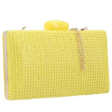 Imagem de Bolsa Clutch de Palha Josy Bauarte, Verde claro