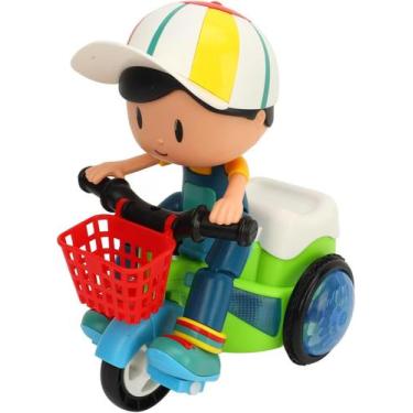 Imagem de Brinquedo Infantil Triciclo Empina 360º Com Luz e Som - Toys, MENINO