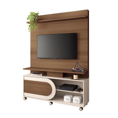 Imagem de Home Theater Decorativo Globo c/Rodízios para TV até 55 Polegadas Cast