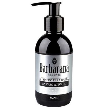 Imagem de Shampoo Para Barba Carvão Ativado Antioxidante 150mL Barbarana