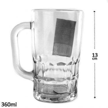 Imagem de Caneca de Vidro 360 ml Chopp - Macro