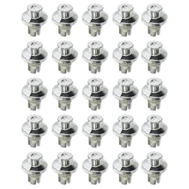 Imagem de QANYEGN 25 peças rebites de aro de roda, rebites de roda de carro, rebites de roda, porcas para ah série ds, jantes de roda, parafuso de lábio, pneu