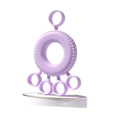 Imagem de simhoa Fortalecedor de aperto manual, silicone, exercício muscular não -lip, treinamento portátil de aderência, maca de mão, para atletas escaladas de rochas, Tolet