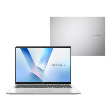 Imagem de Notebook ASUS Vivobook 16 X1607QA SNAPDRAGON X1 26 100 16Gb Ram 1TB SSD Windows 11 Home Tela 16&quot; FHD Silver - MB091W