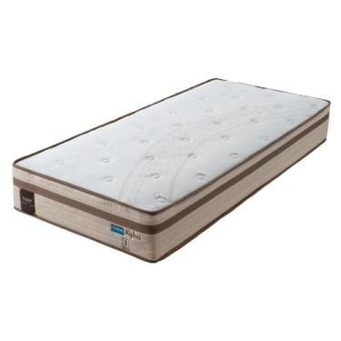 Imagem de Colchão Solteiro Mola Ensacada Probel Alpha (88x188x26cm) Branco, Bran